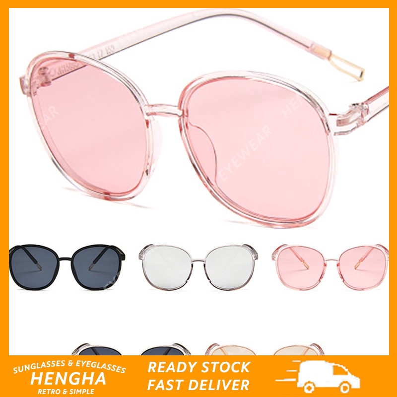 Kính mát chống tia UV400 thiết kế quá khổ thời trang Hàn Quốc cho nam và nữ