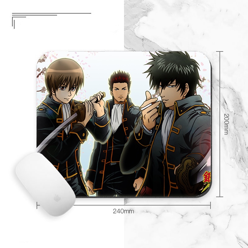 Miếng lót chuột IN HÌNH Gintama Linh hồn bạc anime chibi tiện lợi xinh xắn