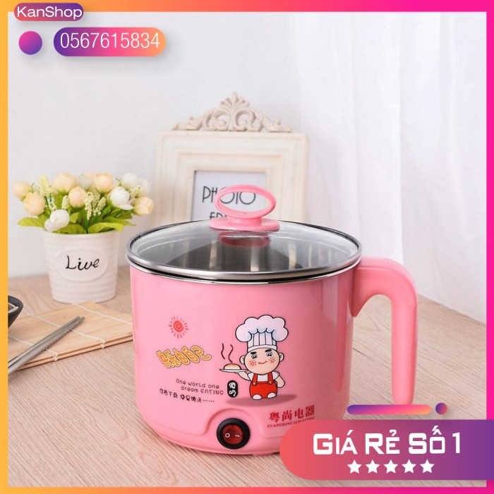 Nồi Lẩu Điện Mini Có Lồng Hấp (18cm,2 lớp), NỒI LẨU ĐIỆN ĐA NĂNG SIÊU TỐC, Tiện Ích Chất Lượng