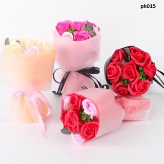 BÓ HOA HỒNG SÁP THƠM 7 BÔNG XINH XẮN