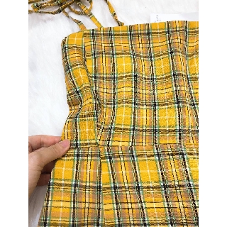 Váy 2 dây kẻ nhiều màu