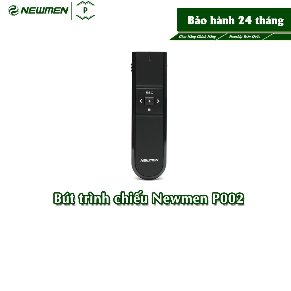 Bút trình chiếu Newmen P002-Pro ( kèm pin) Đen - Hàng chính hãng