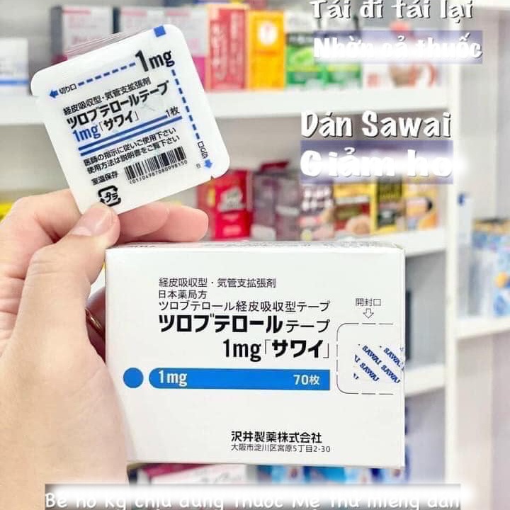 Miếng dán ho Sawai