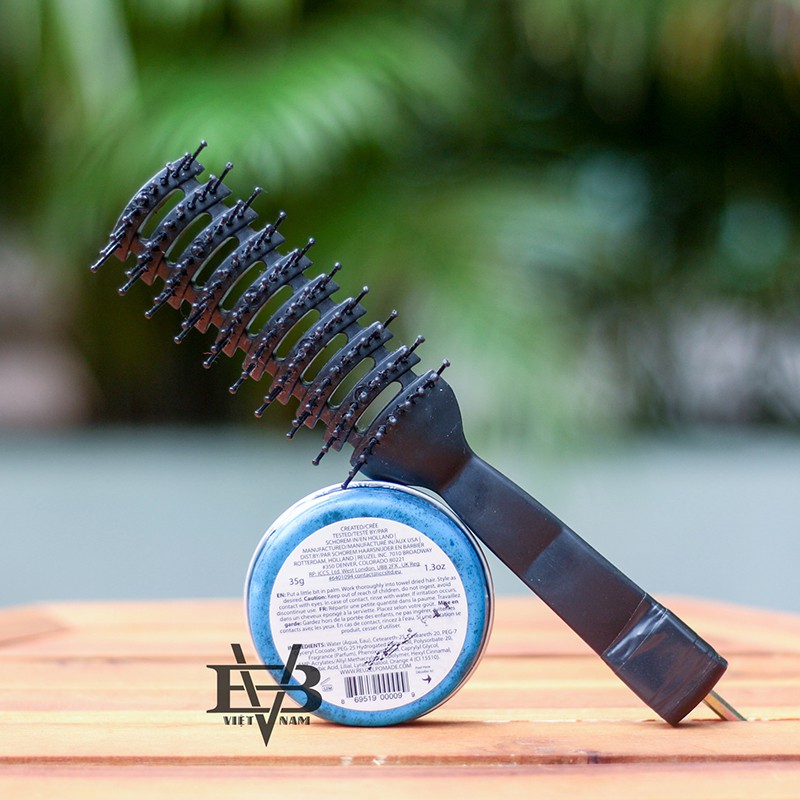 Pomade vuốt tóc Reuzel Blue Pomade 35g / 1.4oz chính hãng REUZEL HÀ LAN Schorem + Tặng lược tạo kiểu Chaoba