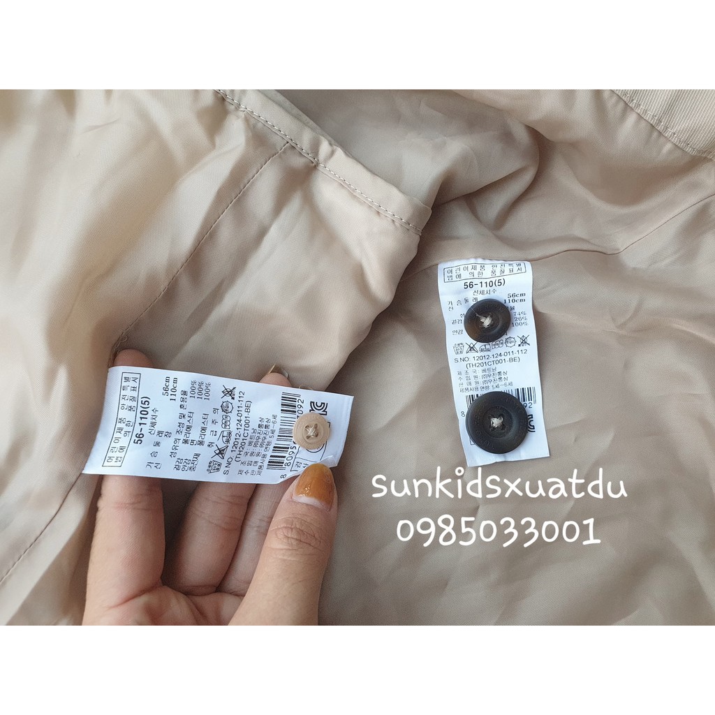 Mangto gile kẻ xanh kèm đai