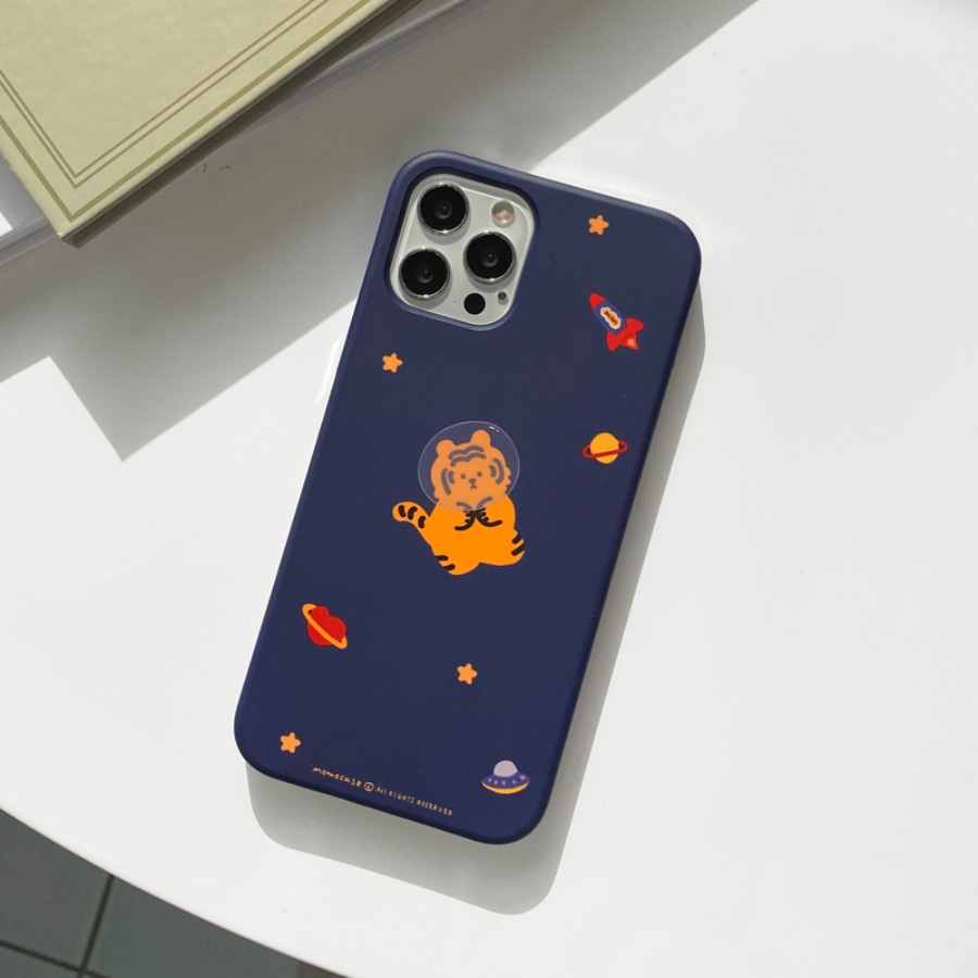 Korea Cute Phone Case with Griptoks Galaxy S22  Momocase Compatible for iPhone All Models Samsung