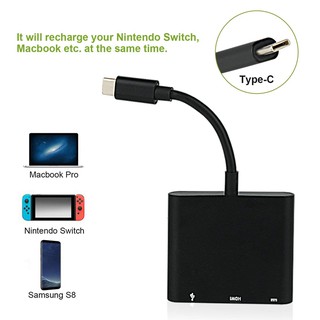Cáp chia cổng USB type C sang HDMI 1080P
