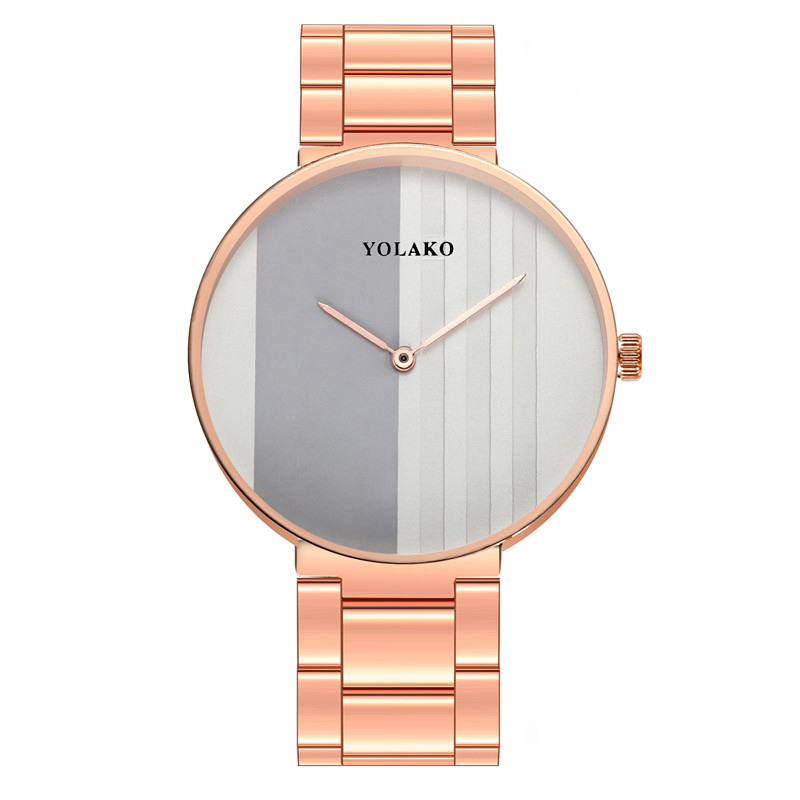 ZOLFA Elegant Rose Gold Ladies Quartz Wrist Watches Classic Black Stainless Steel Analog Women Watch Dress Clocks Lady Gift Watches Đồng hồ nữ