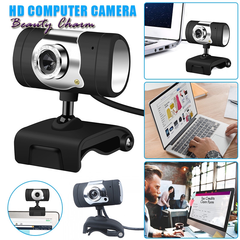 【Hàng mới về】 A847 Webcam 12M kèm mic có cho máy tính cho Windows 2000XP/Win7/Win8/Vista 32