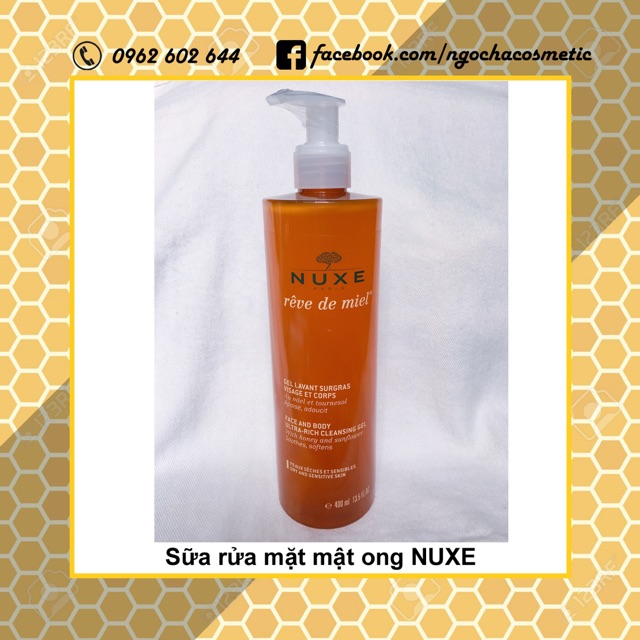 Sữa Rửa Mặt Mật Ong NUXE