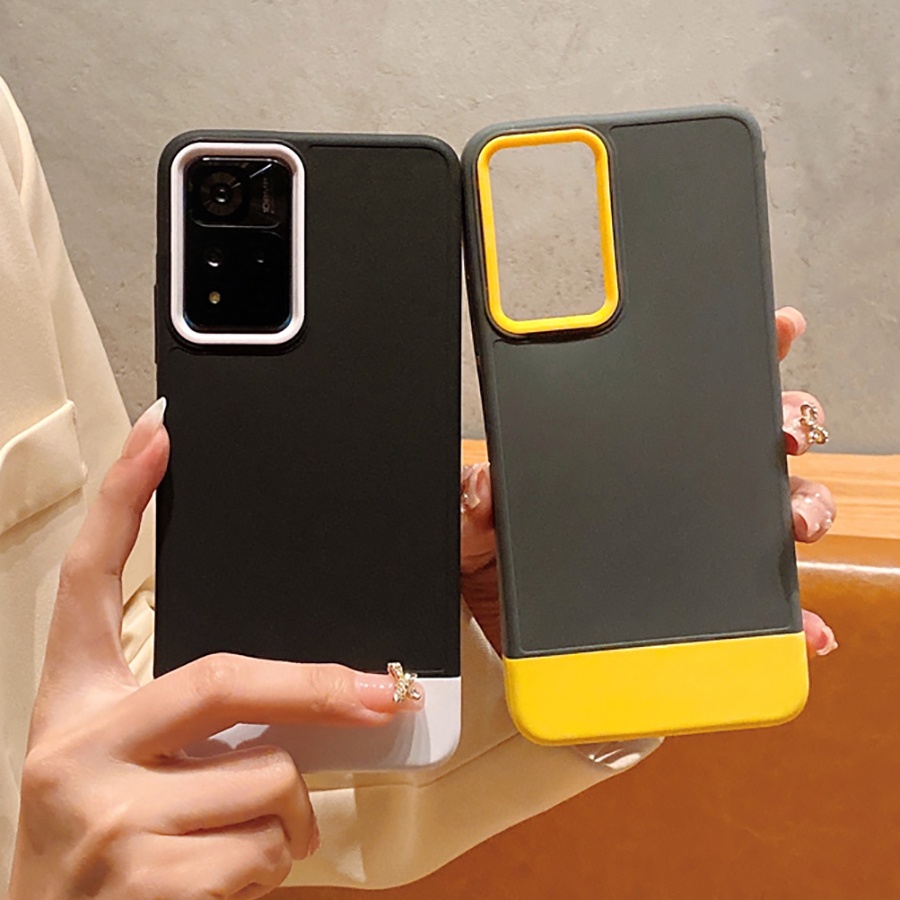 Ốp Điện Thoại TPU Silicon Mềm Chống Sốc Màu Macaron 3 Trong 1 Cho Xiaomi Mi Redmi Note 11 11S Pro 5G 10 10S