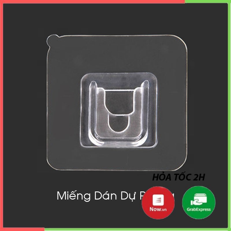 Móc Dán Dự Phòng chữ U Treo Đỡ Đồ Dùng Ổ Cắm Điện, Tranh Ảnh - Miếng Dán Gắn Tường Đa Năng Trong Suốt Chịu Lực 10Kg