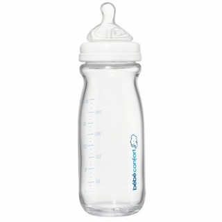 Bình sữa thủy tinh cổ rộng Bebe 270ml