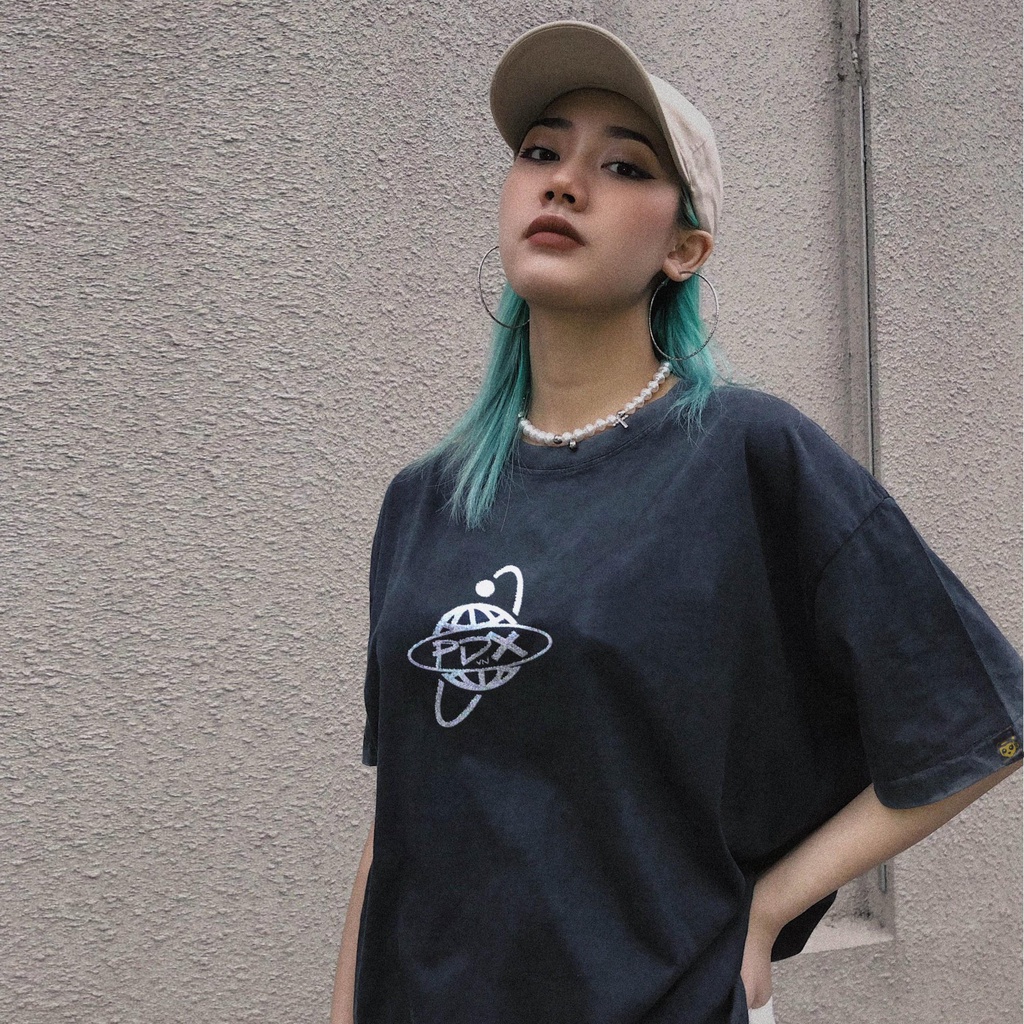 Áo thun tay lỡ PANDAX World Wide, basic tee local brand unisex , oversize nam nữ premium cotton 100%