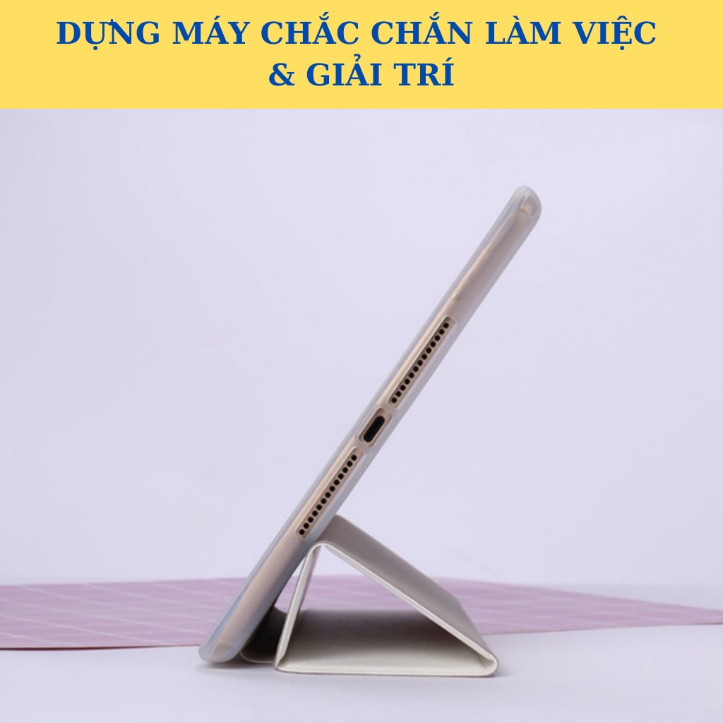 Bao da ipad Silicon hình Đậu xếp hàng đẹp ipad Air 4/Air 3/Air 2/Air 1/gen 5/6/7/8/9...MART CASE