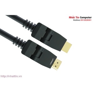 Cáp hdmi 2m đầu xoay 180 độ hỗ trợ full hd 4kx2k chính hãng ugreen ug-10126 cao cấp
