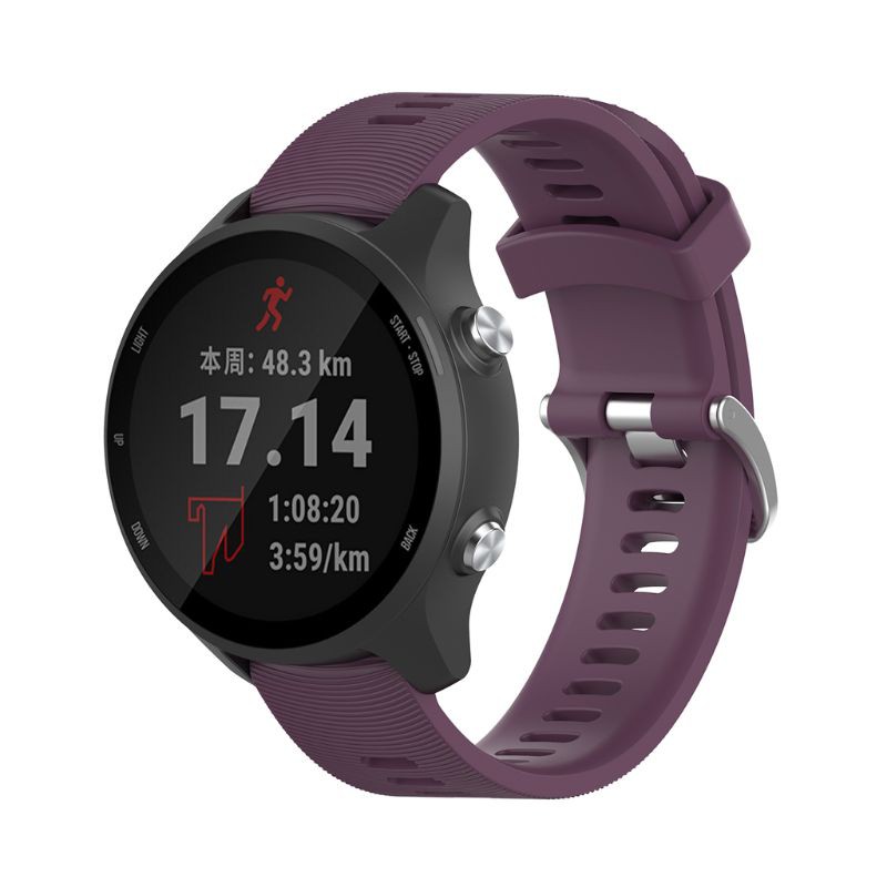 Dây Đeo Silicon Mềm Cho Đồng Hồ Thông Minh Garmin Forerunner 245 / 245m