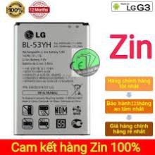 PIN LG G3 (F400)/ G3 CAT6 (F460)/ D855/ D850/ LS980 CHÍNH HÃNG, DUNG LƯỢNG 3000 MAH không bị treo máy