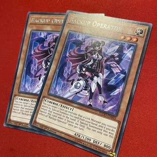 [Thẻ Bài Yugioh Chính Hãng] Backup Operator