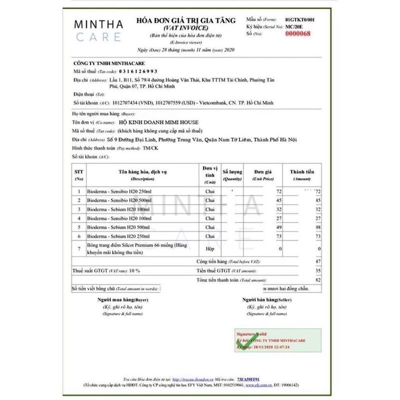 Tẩy trang Bioderma Crealine H2O | BigBuy360 - bigbuy360.vn