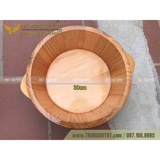 CHẬU GỖ RỬA MẶT