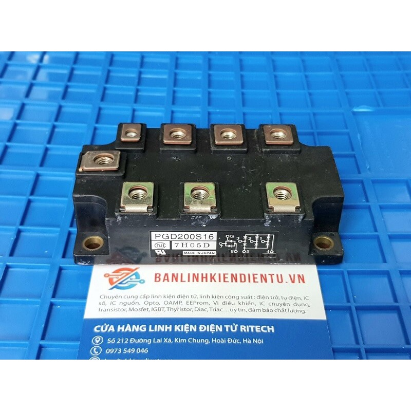 PGD200S16 Diode cầu + Thyristor 200A 1600V (hàng tháo máy)