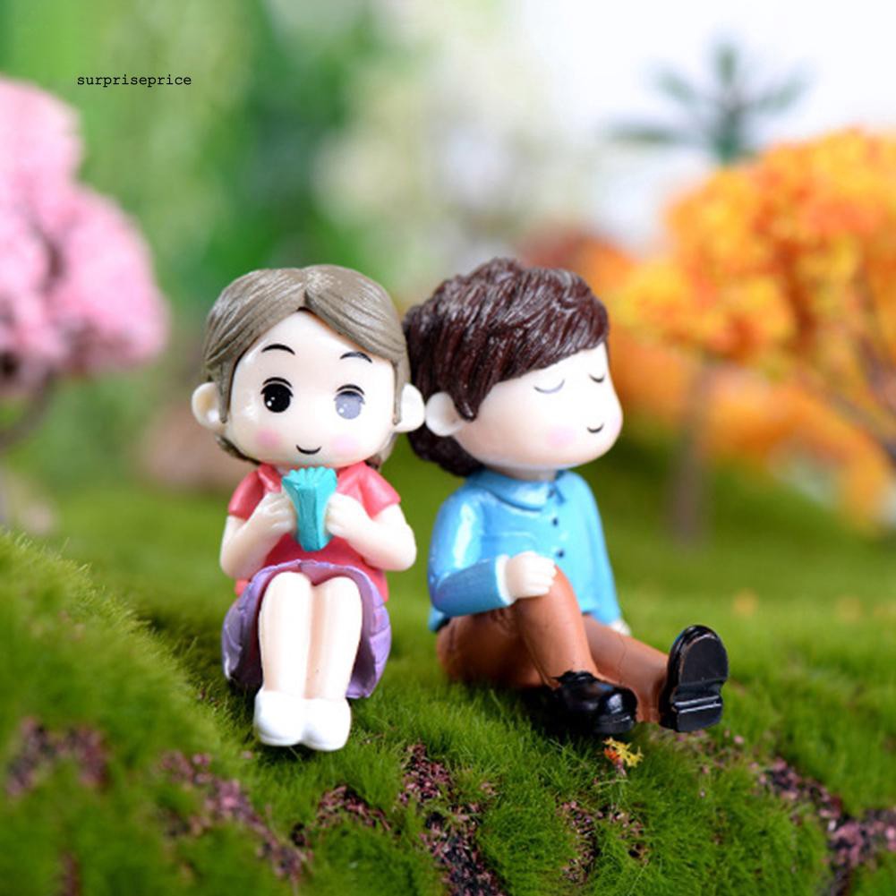 Set mô hình cặp đôi trai gái bằng nhựa PVC dùng trang trí