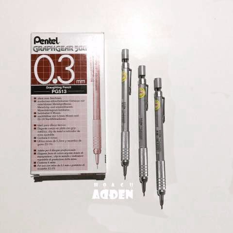 Bút Chì Kim Kỹ Thuật Pentel Graphgear 500 03mm