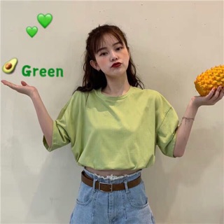 Áo croptop rút dây eo xanh tím đen