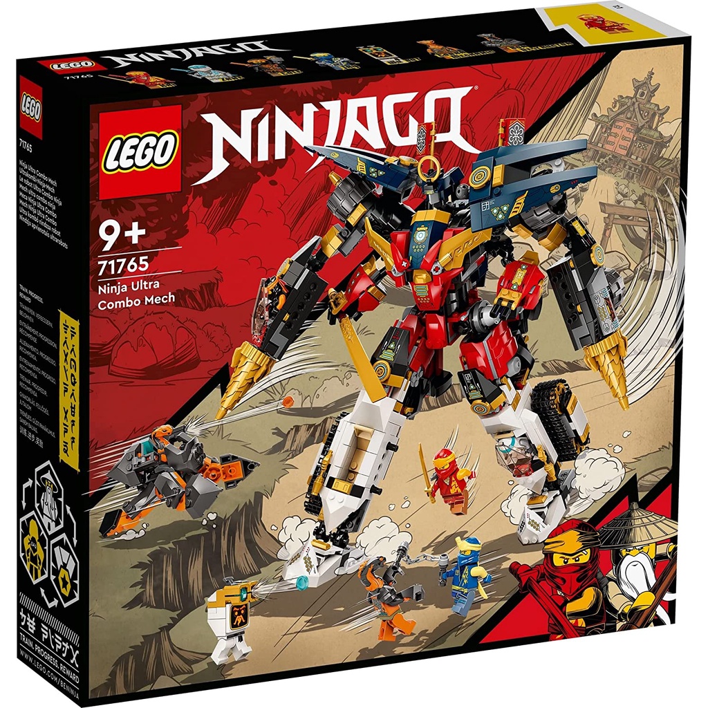 [HAPPY.BRICKS] LEGO NINJAGO - 71765 - NINJA ULTRA COMBO MECH - SIÊU CHIẾN GIÁP