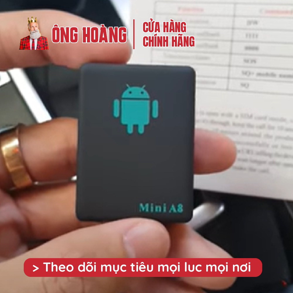 Định vị GPS mini A8 GSM / GPRS / GPS, định vị theo dõi gắn xe máy, ôtô, vật nuôi, người thân