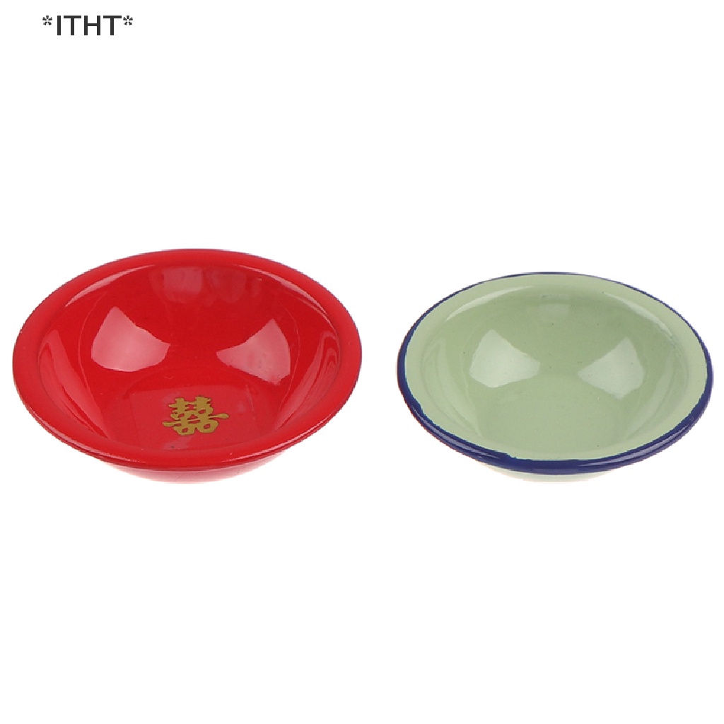Mô Hình Bát Đĩa Súp Tỷ Lệ 1 / 12 Dùng Trang Trí Nhà Búp Bê