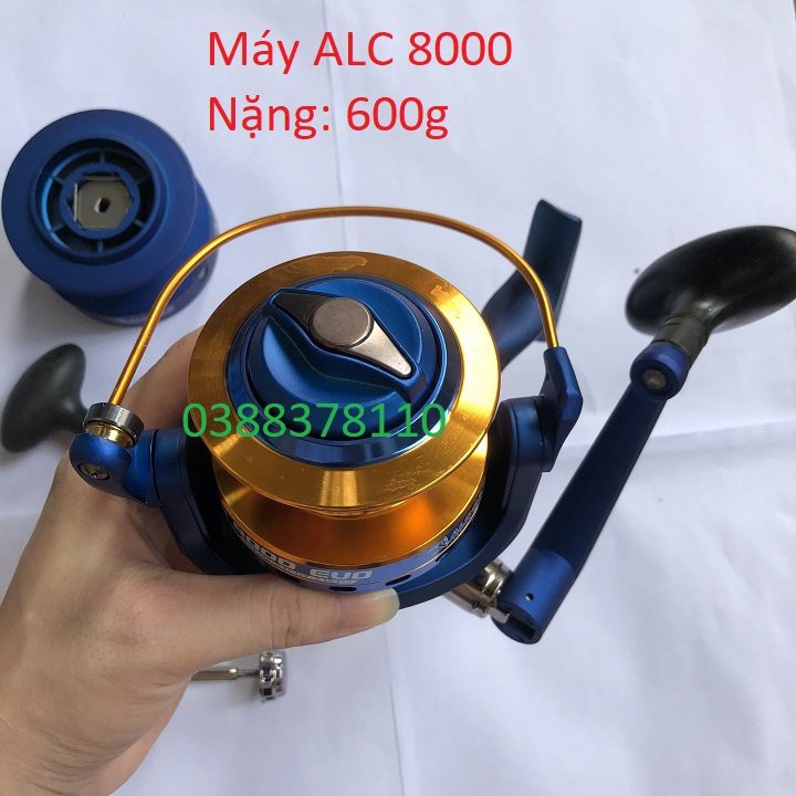 Máy Câu Cá ALC 8000 Tặng Kèm Cối Phụ Và Tay Quay - MD 14