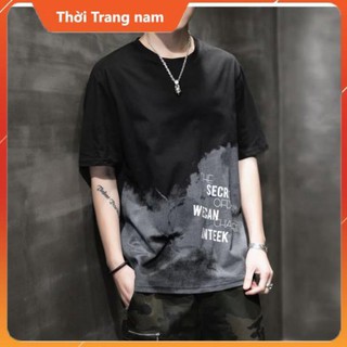 Áo thun tay lỡ nam form rộng, AB12