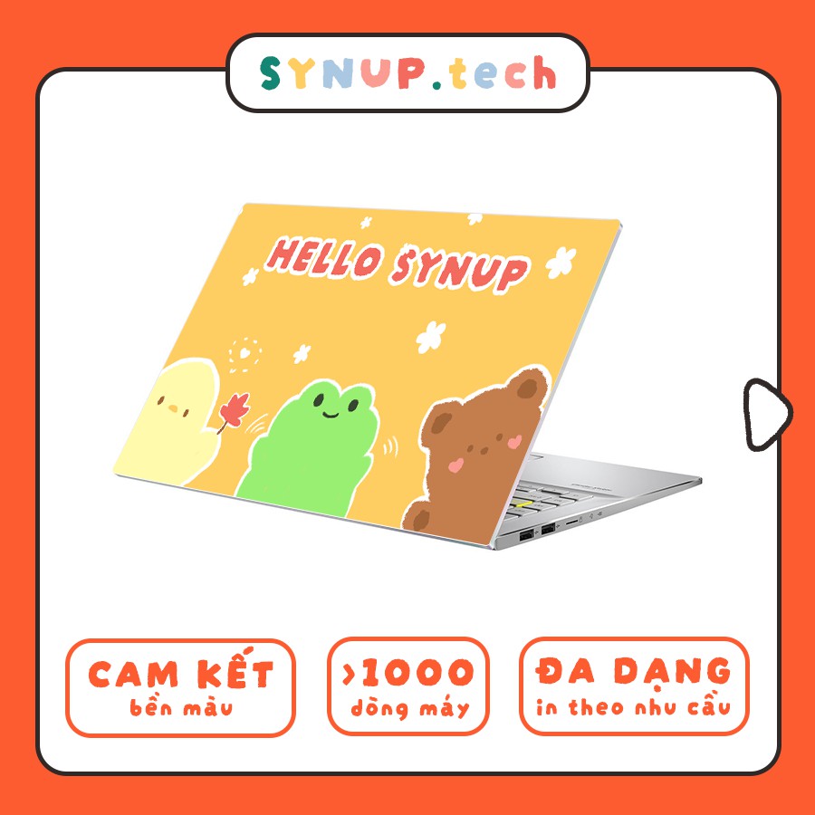 Skin Laptop Dễ Thương In Theo Yêu Cầu, Decal Dán Bảo Vệ Laptop Dell, Miếng Dán Skin Laptop Macbook Asus, Đa Dạng Mẫu Mã