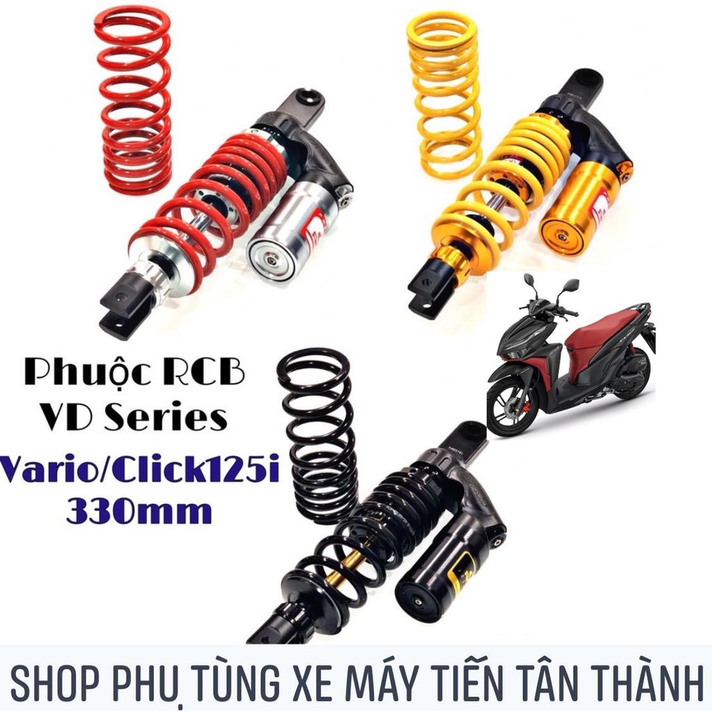 [ CHÍNH HÃNG] PHUỘC SAU GIẢM SÓC RCB CLICK125 VARIO150 VDBK