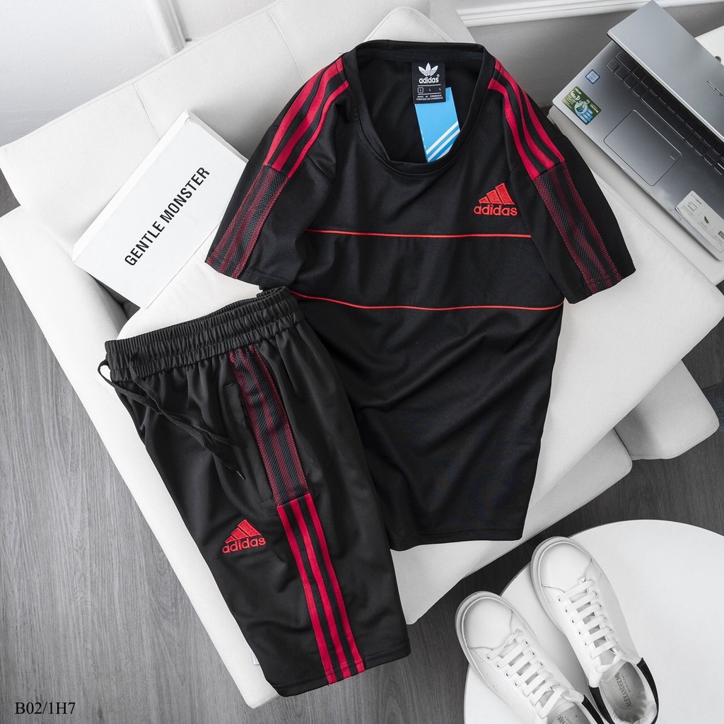 Bộ thể thao nam, đồ bộ nam Adidas chất thun mát lạnh mẫu mới nhất năm 2022