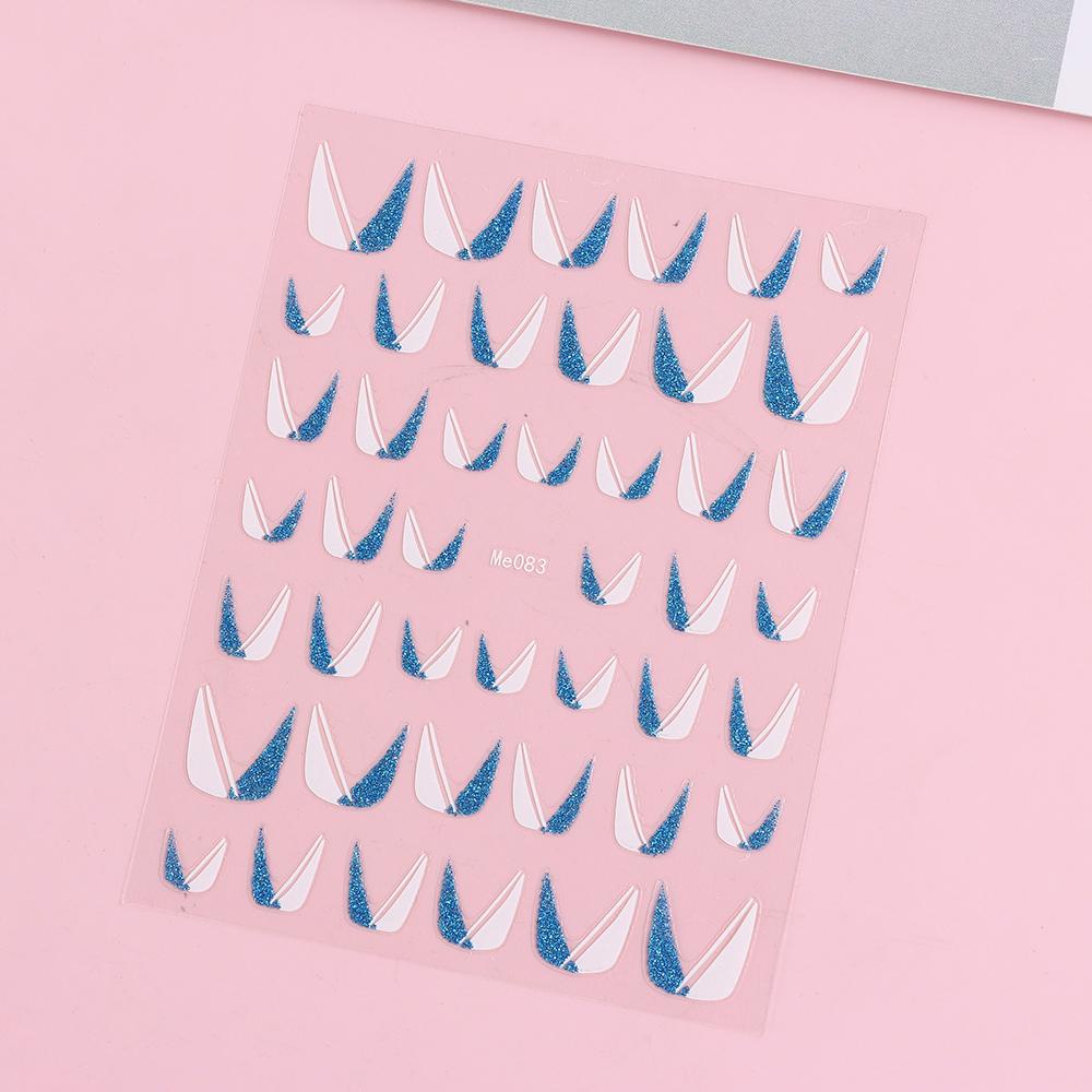 Kim Tuyến 3D Chữ U Nhiều Màu Sắc Dán Móng Nghệ Thuật