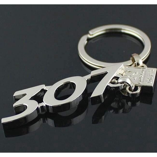 Móc Khóa Logo Cho Xe Peugeot 307