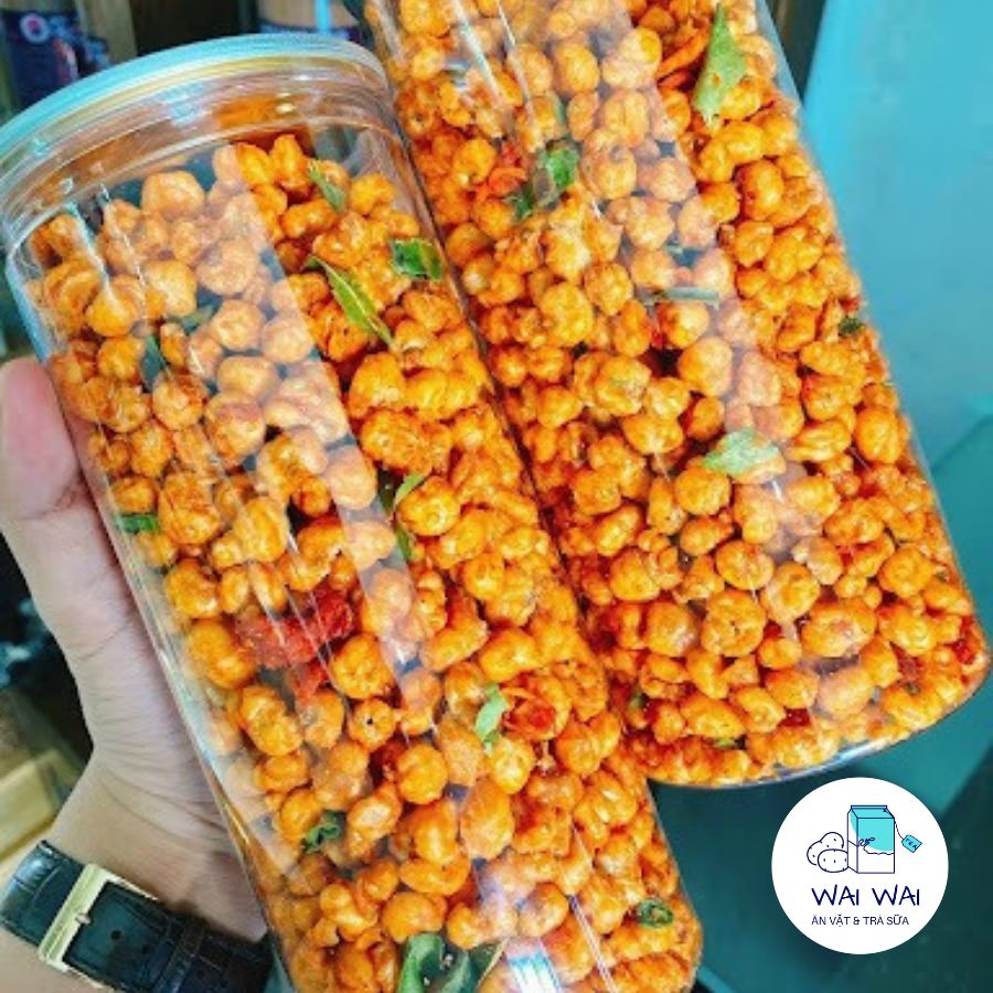 Bắp Rim Khô Bò Lá Chanh Giòn Tan Đậm Vị - Lon 350gr  - Ăn Vặt Wai Wai | BigBuy360 - bigbuy360.vn