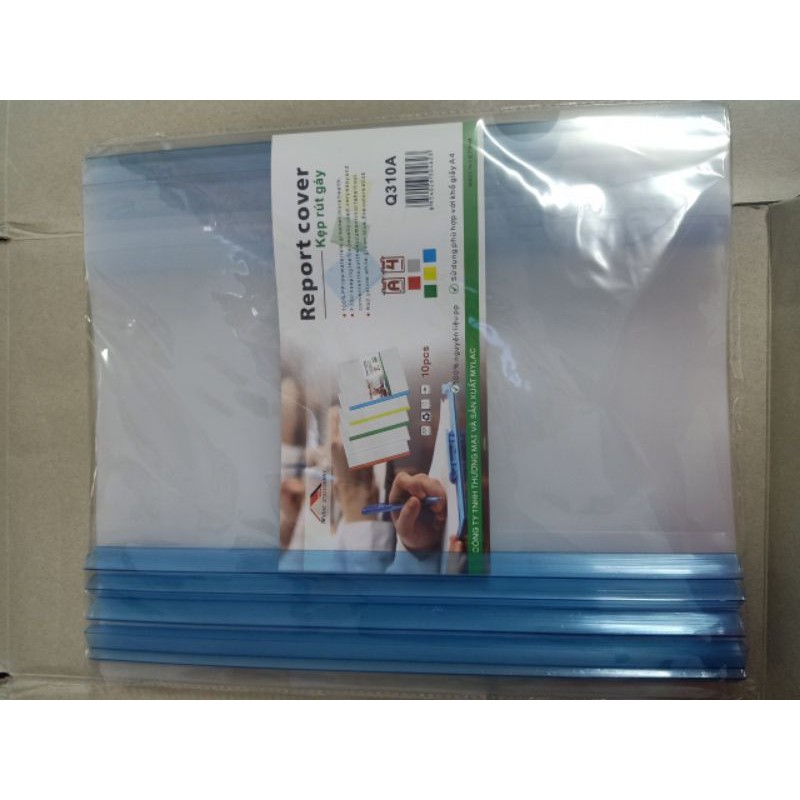 Combo 10 cái bìa cây rút gáy Q310 gáy trong , nhỏ 5 màu