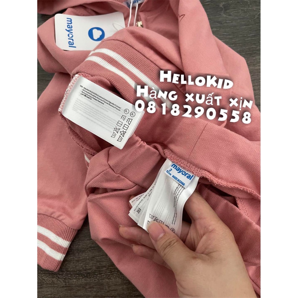 B407 - Bộ khoác nỉ da cá MOR bé gái