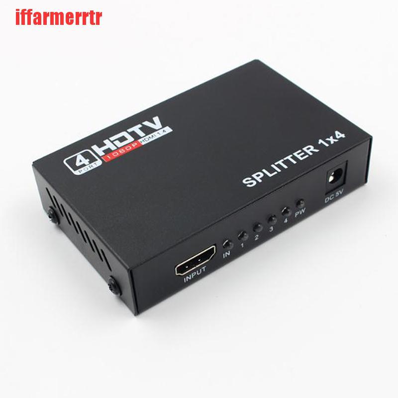 Bộ Chia 4 Cổng 1x4 Full Hd Hdmi V1.4 3d 1080p 1 In 4