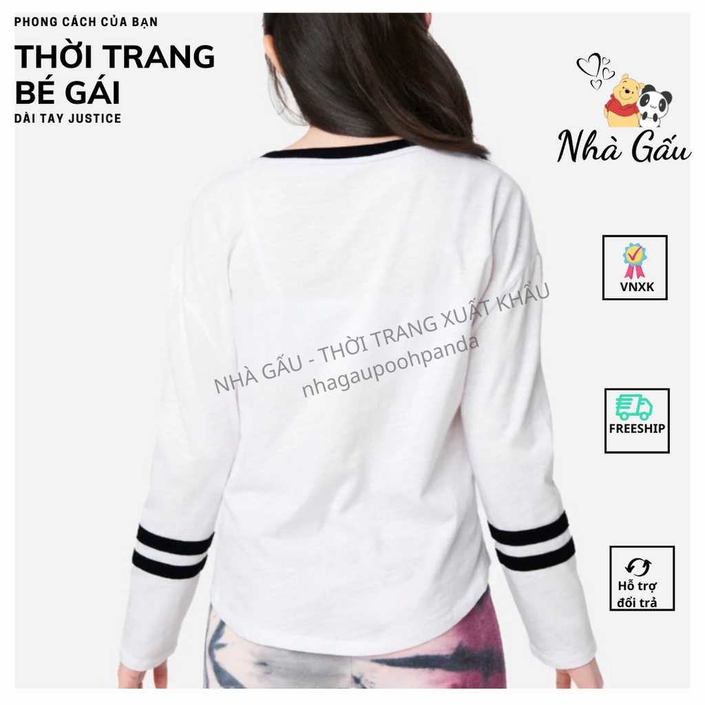 sét 4 áo bé gái tay dài dễ thương