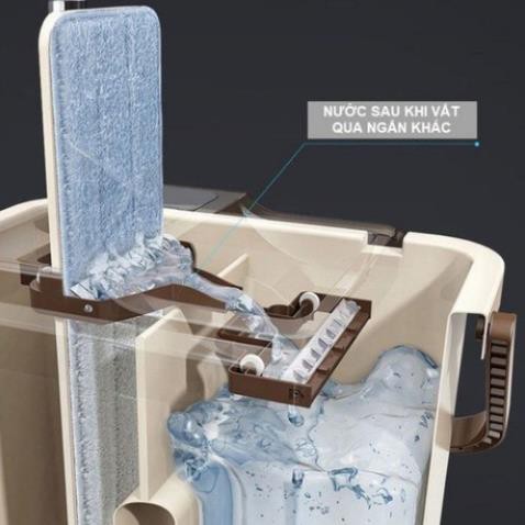 Bộ lau nhà tự vắt 360 độ , bộ lau nhà.