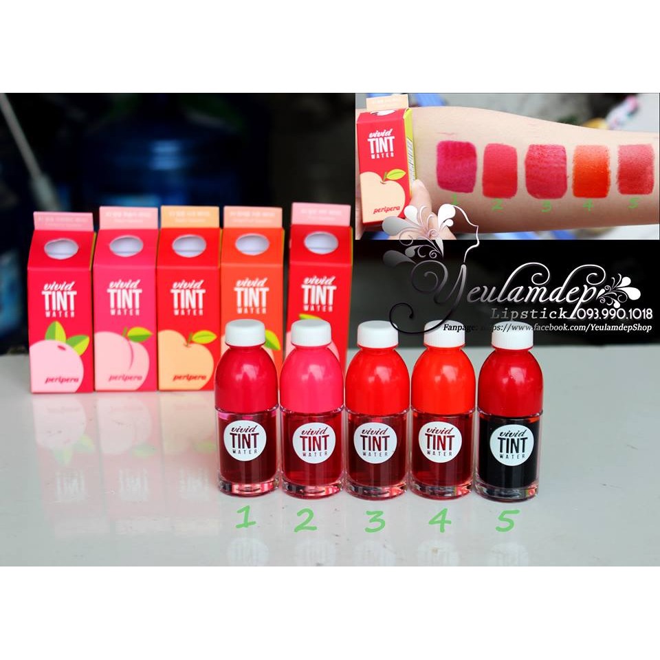 Son Peri's vivid tint water Peripera