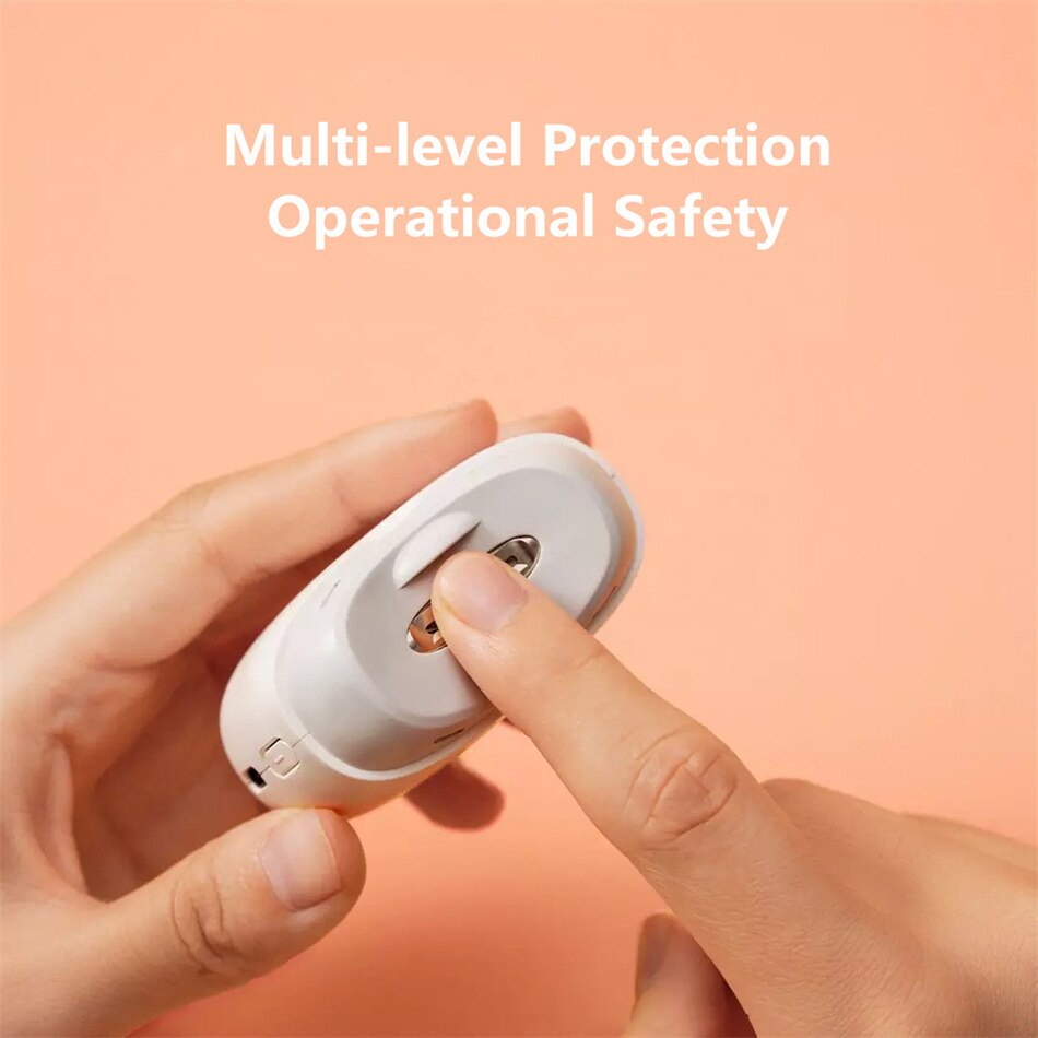 Máy cắt móng tay Xiaomi có đèn LED tự động có thể sạc lại dành cho người lớn và trẻ em