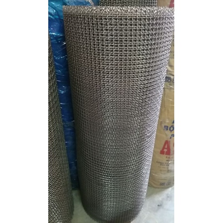 Lưới đan inox 304 : ô lưới 1cm _ sợi 1,2mm