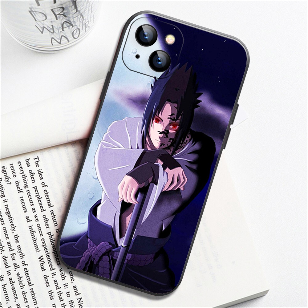 Ốp đt Uchiha Sasuke cho Iphone 6 đến 15 promax  BLUJNRT00057