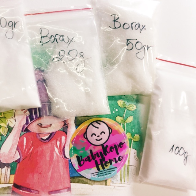 20gr borax Mỹ làm slime không gây khô tay